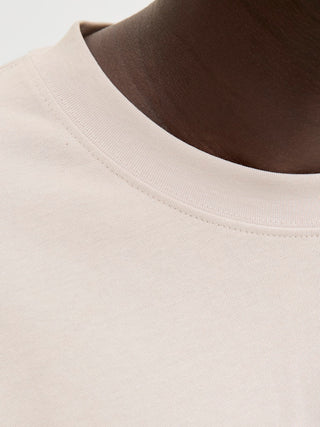 Ανδρική μακρυμάνικη μπλούζα JJEBARRON TEE LS O-NECK JACK&JONES 12304181 MOONBEAM NOOS SS26