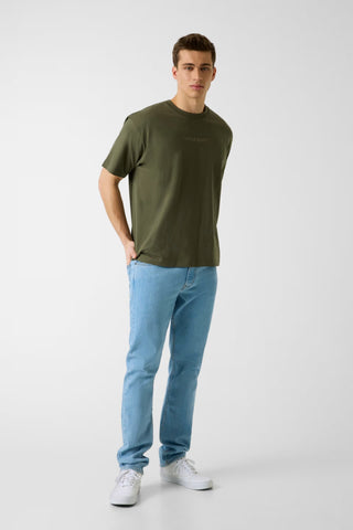 Ανδρικό t-shirt GUESS M4Y144K8FQ4 OLIVE SS26