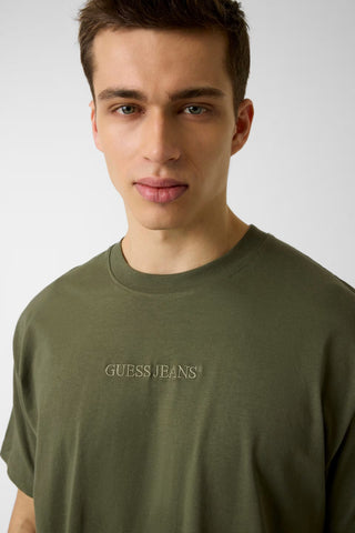 Ανδρικό t-shirt GUESS M4Y144K8FQ4 OLIVE SS26