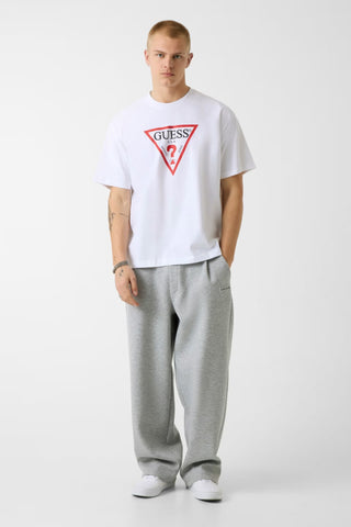 Ανδρικό t-shirt GUESS M4YI45K8FQ4 OFF WHITE SS26