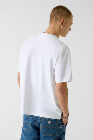 Ανδρικό t-shirt GUESS M4YI46K8FQ4 WHITE SS26