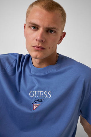 Ανδρικό t-shirt GUESS M6RI45K8HMO BLUE SS26