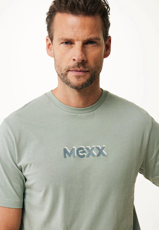 Ανδρικό t-shirt MEXX MF007801451M FADED GREEN SS25