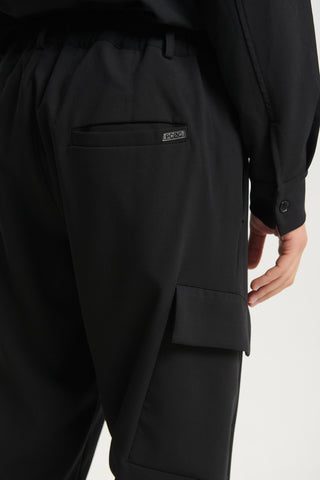 Ανδρικό παντελόνι cargo P/COC P-2118 BLACK W25/26