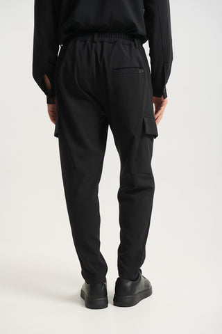 Ανδρικό παντελόνι cargo P/COC P-2118 BLACK W25/26