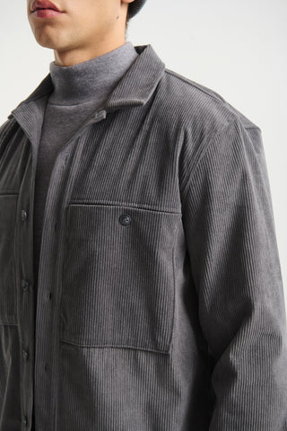 Ανδρικό πουκάμισο Overshirt P/COC P-2135 P/COC P-2135 GREY W25/26