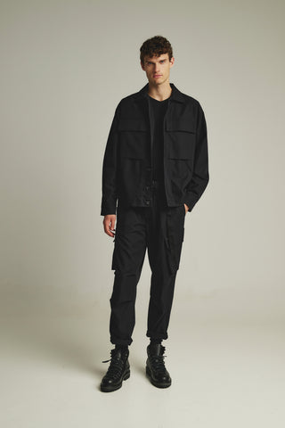 Ανδρικό Overshirt P/COC P-2142 BLACK W25/26