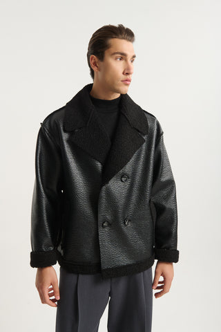 Ανδρικό μπουφάν P/COC P-2152 Black W25/26