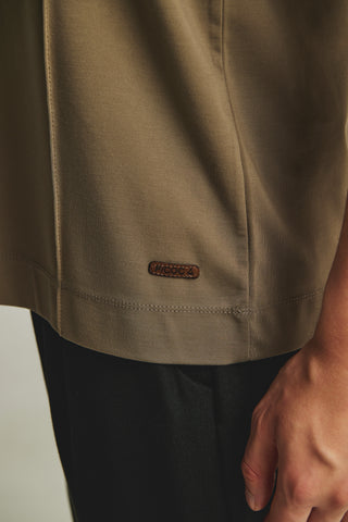 Ανδρική μπλούζα κοντομάνικη P/COC P-2176 CHAKI W25/26