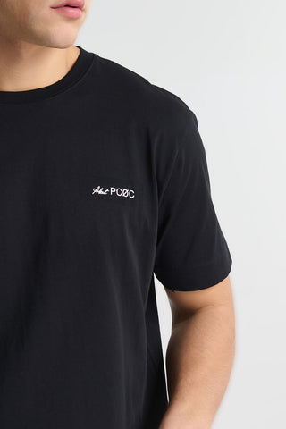 Ανδρικό t-shirt με τύπωμα P/COC P-2235 BLACK SS26