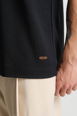 Ανδρική μπλούζα κοντομάνικη P/COC P-2284 BLACK SS26