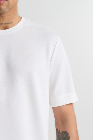 Ανδρική μπλούζα κοντομάνικη P/COC P-2284 OFF WHITE SS26