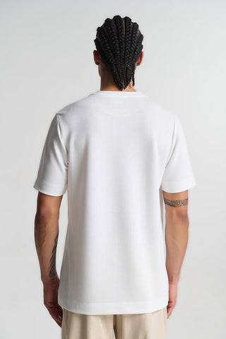 Ανδρική μπλούζα κοντομάνικη P/COC P-2284 OFF WHITE SS26
