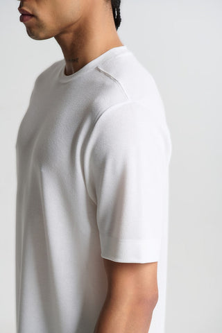 Ανδρική μπλούζα κοντομάνικη P/COC P-2284 OFF WHITE SS26