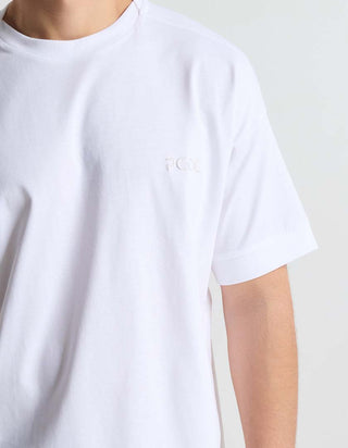 Ανδρική μπλούζα κοντομάνικη P/COC P-2299 WHITE SS26