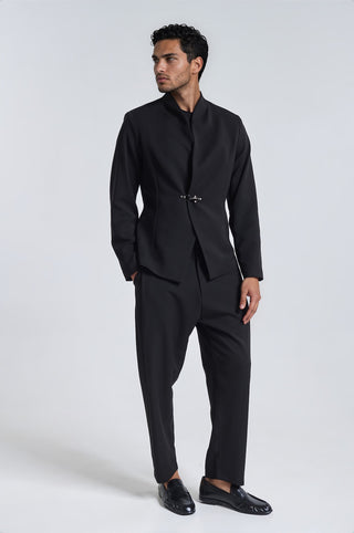 Ανδρικό σακάκι P/COC P-2302 BLACK W26/27