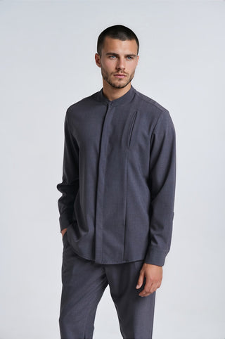 Ανδρικό πουκάμισο P/COC P-2314 GRAY W26/27