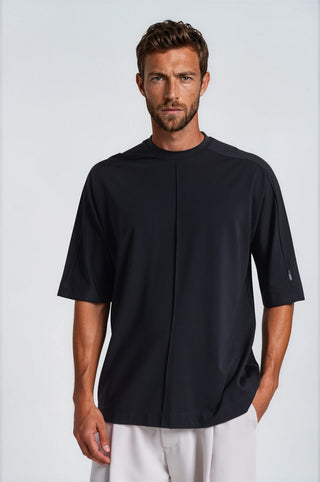Ανδρική μπλούζα κοντομάνικη P/COC P-2325 BLACK W26/27