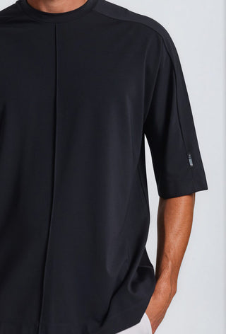 Ανδρική μπλούζα κοντομάνικη P/COC P-2325 BLACK W26/27