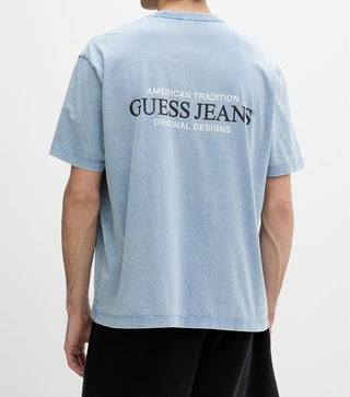 Ανδρικό t-shirt GUESS M6GI75KCTG1 LIGHT BLUE SS26