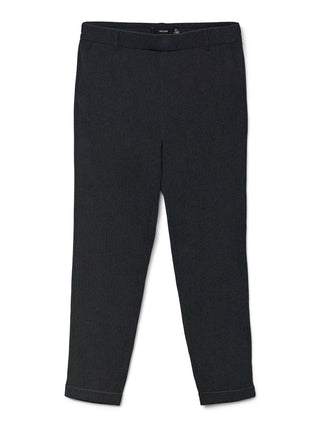 Γυναικείο παντελόνι VMMAYA MW LOOSE SOLID PANT Vero Moda 10225280 DARK GREY MELANGE NOOS W26/27