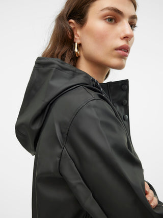 Γυναικεία καπαρντίνα αδιάβροχη VMMALOU COATED JACKET VERO MODA 10266982 BLACK NOOS SS26
