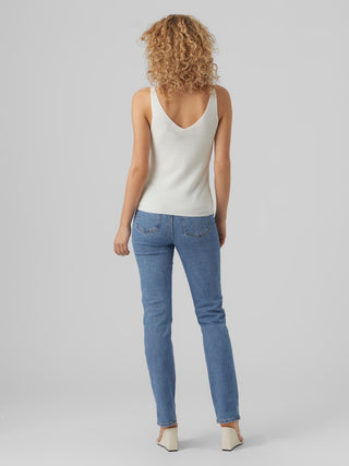 Γυναικείο top VMNEWLEX SUN SL TOP GA VERO MODA 10281877 SNOW WHITE NOOS SS26