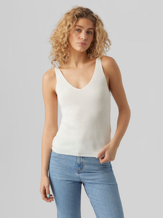 Γυναικείο top VMNEWLEX SUN SL TOP GA VERO MODA 10281877 SNOW WHITE NOOS SS26