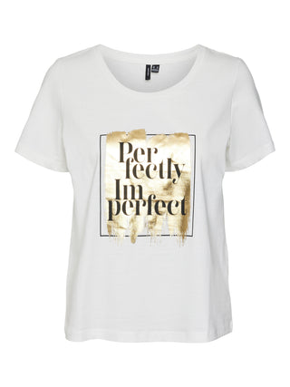 Γυναικείο t-shirt VMHAILEY S/S O-NECK T-SHIRT JRS LCS GA VERO MODA 10305771 Snow White S 24