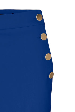 Γυναικείο παντελόνι VMGABRIELLA HW PANTS TLR BTQ VERO MODA 10294460 Mazarine Blue S 24