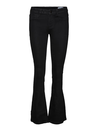 Γυναικείο τζιν Flared Fit 70% Cotton, 29% Polyester, 1% Elastane VMELLY MR FLARED JEANS BLK VERO MODA 10313109 Black W24/25