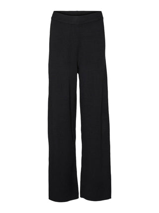 Γυναικείο παντελόνι πλεκτό VMSABA NW TROUSER GA VERO MODA 10314220 Black W24/25