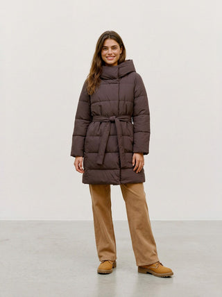 Γυναικείο μπουφάν VMLEONIEKATE COAT GA VERO MODA 10320520 CHOCOLATE TORTE NOOS W26/27
