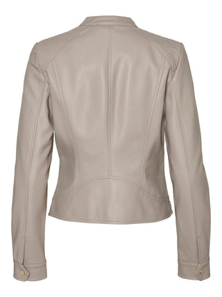 Γυναικείο Biker Jacket VMFAVODREAM COATED JACKET ENT Vero Moda 10321554 Moon Rock SS25