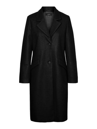 Γυναικείο παλτό VMFORTUNESARA LONG COAT GA BOO VERO MODA 10320531 Black W24/25