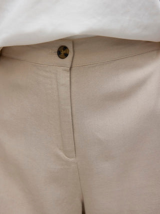 Γυναικείο σορτς VMMYMILO H/W SHORTS WVN GA BOO Vero Moda 10321625 Silver Lining SS26