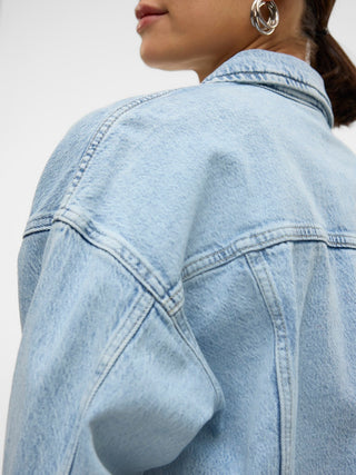 Γυναικείο μπουφάν VMTESSA LS OVERSIZE DENIM JACKET GA Vero Moda 10329868 Light Blue Denim NOOS SS26