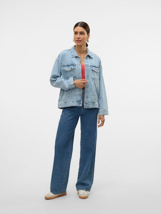 Γυναικείο μπουφάν VMTESSA LS OVERSIZE DENIM JACKET GA Vero Moda 10329868 Light Blue Denim NOOS SS26