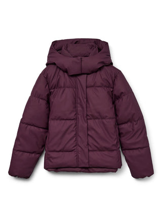 Γυναικείο μπουφάν VMGRETAKYLIE SHORT COATED JACKET Vero Moda 10311315 WINETASTING NOOS W26/27