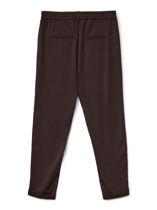 Γυναικείο παντελόνι VMMAYA MW LOOSE SOLID PANT VERO MODA 10225280 CHOCOLATE TORTE NOOS W26/27