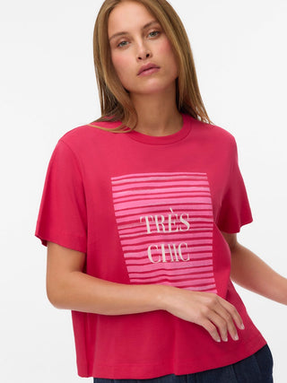 Γυναικείο t-shirt VMVIVIAN METTE SS TOP BOX JRS Vero Moda 10338449 Jazzy SS26