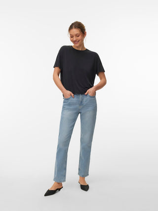 Γυναικεία μπλούζα κοντομάνικη VMFILLI 2/4 TEE JRS Vero Moda 10334654 BLACK NOOS SS26