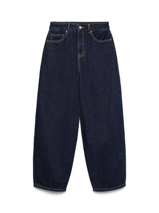 Γυναικείο τζίν VMBILLIE HR BARREL ANK JEANS LI3191 VERO MODA 10348147 DARK BLUE DENIM NOOS W26/27