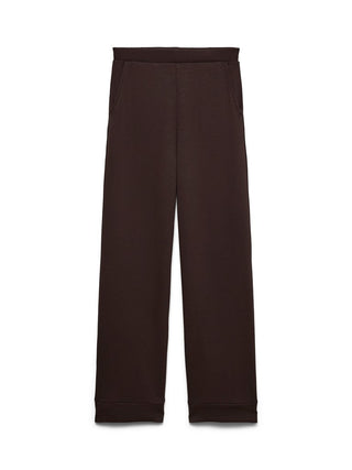 Γυναικείο παντελόνι VMHALI HW WIDE PANT JRS VERO MODA 10348701 CHOCOLATE TORTE W26/27