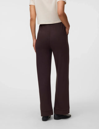 Γυναικείο παντελόνι VMHALI HW WIDE PANT JRS VERO MODA 10348701 CHOCOLATE TORTE W26/27