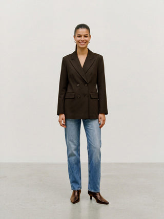 Γυναικείο σακάκι VMMAGNOLIA LS REGULAR BLAZER VERO MODA 10348697 COFFEE BEAN NOOS W26/27