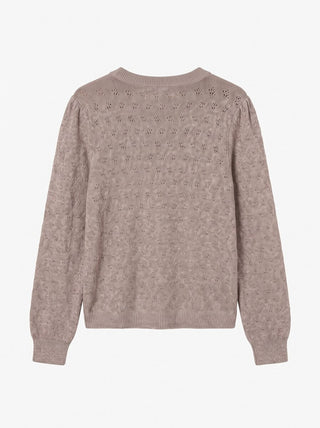 Γυναικεία πλεκτή μπλούζα VMDOFFY STITCH LS O-NECK PULLOVER VERO MODA 10347932 MOON ROCK NOOS W26/27