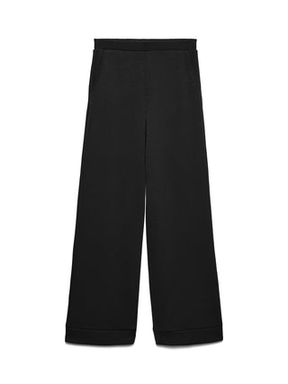 Γυναικείο παντελόνι VMHALI HW WIDE PANT JRS VERO MODA 10348701 BLACK W26/27