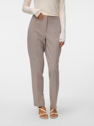 Γυναικείο παντελόνι VMZOEY MW TAPERED PANT VERO MODA 10354451 MOON ROCK NOOS W26/27