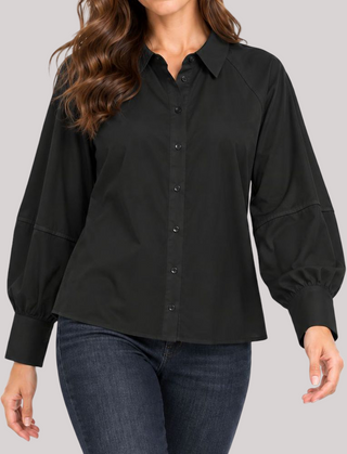 Γυναικείο πουκάμισο VMJOY LS SHIRT WVN PR VERO MODA 10351649 BLACK W26/27